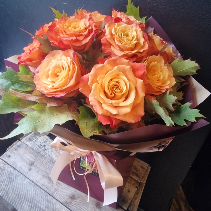 Autumn Dozen Roses