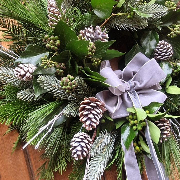 Fresh 'design your own' Christmas Wreath